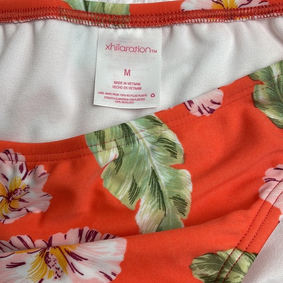 Xhilaration Floral Bikini Bottom hipster sz Medium - Picture 5 of 6